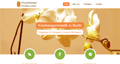 Desktop Screenshot of physiotherapie-lohrer.de